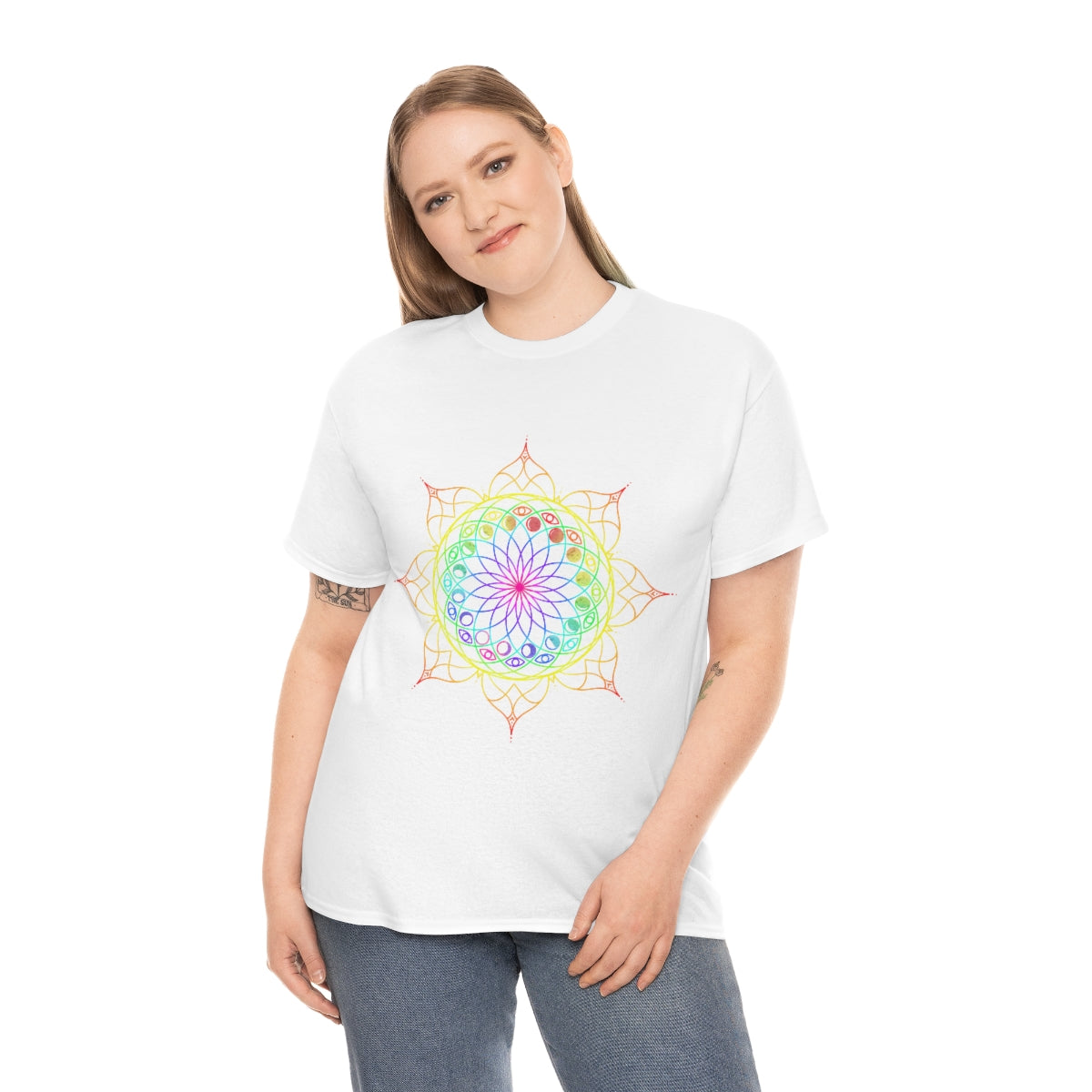 Moon Visions Mandala Cotton Shirt