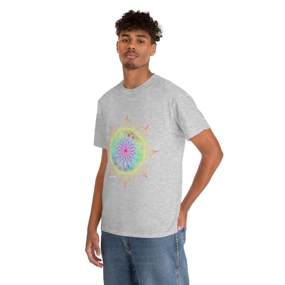 Moon Visions Mandala Cotton Shirt
