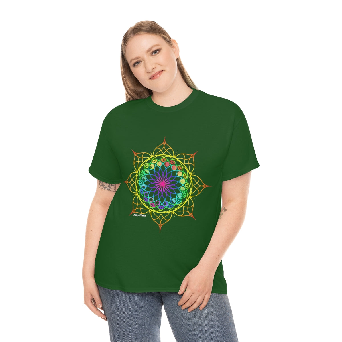 Moon Visions Mandala Cotton Shirt