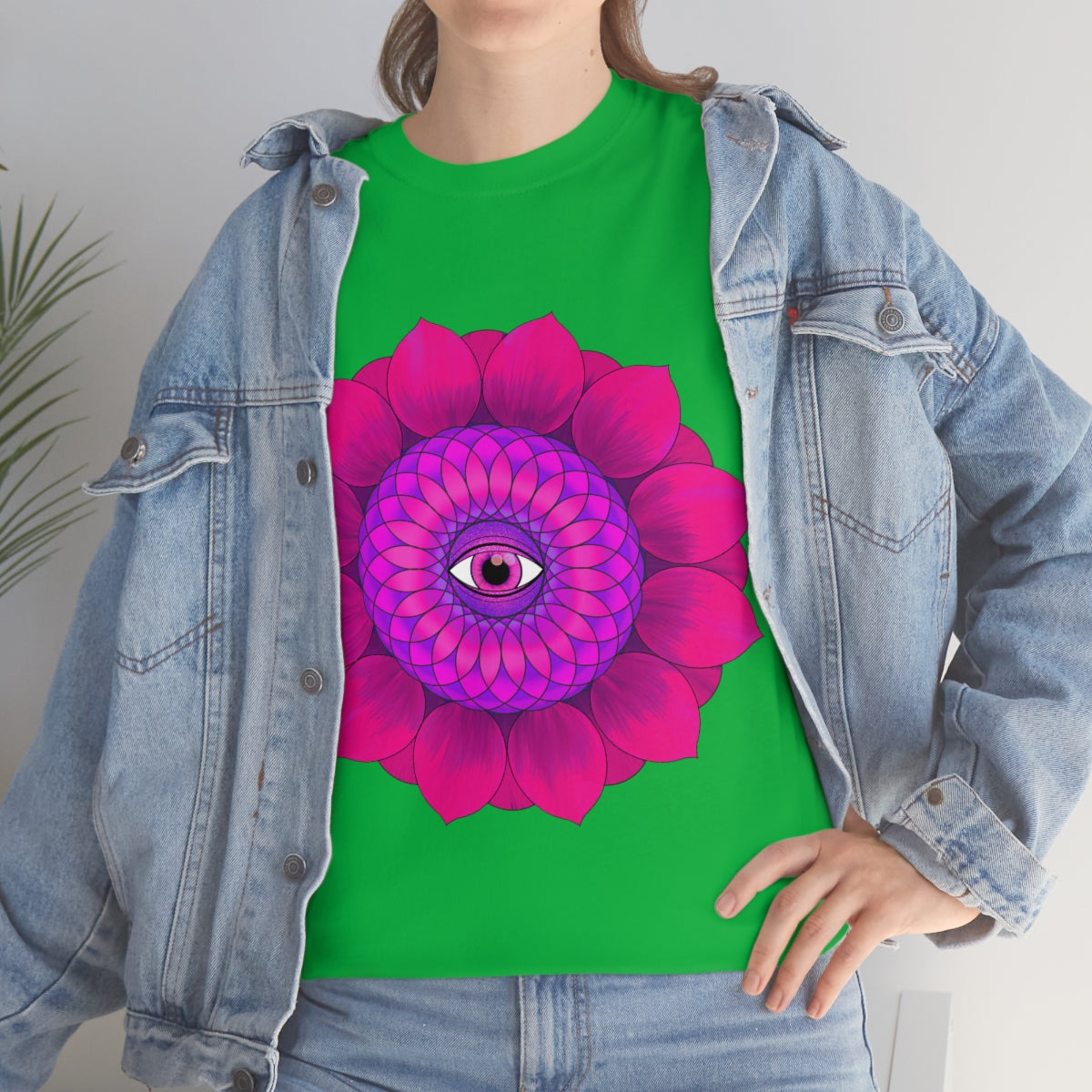 Mystic Pink Flower Cotton Shirt