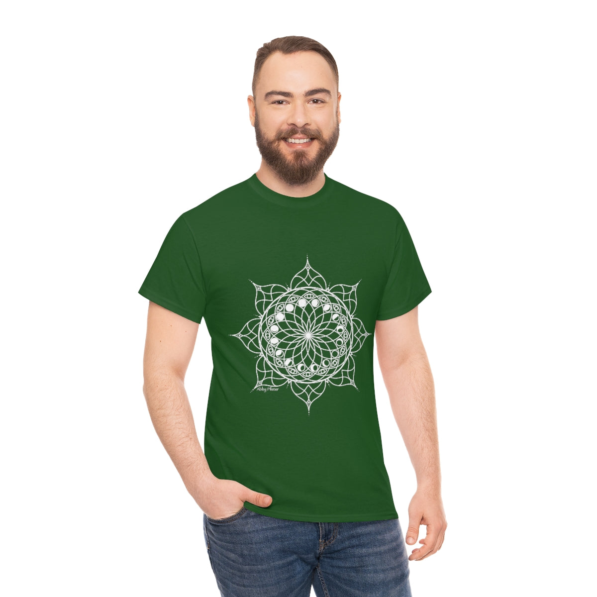Moon Visions Mandala Cotton Shirt