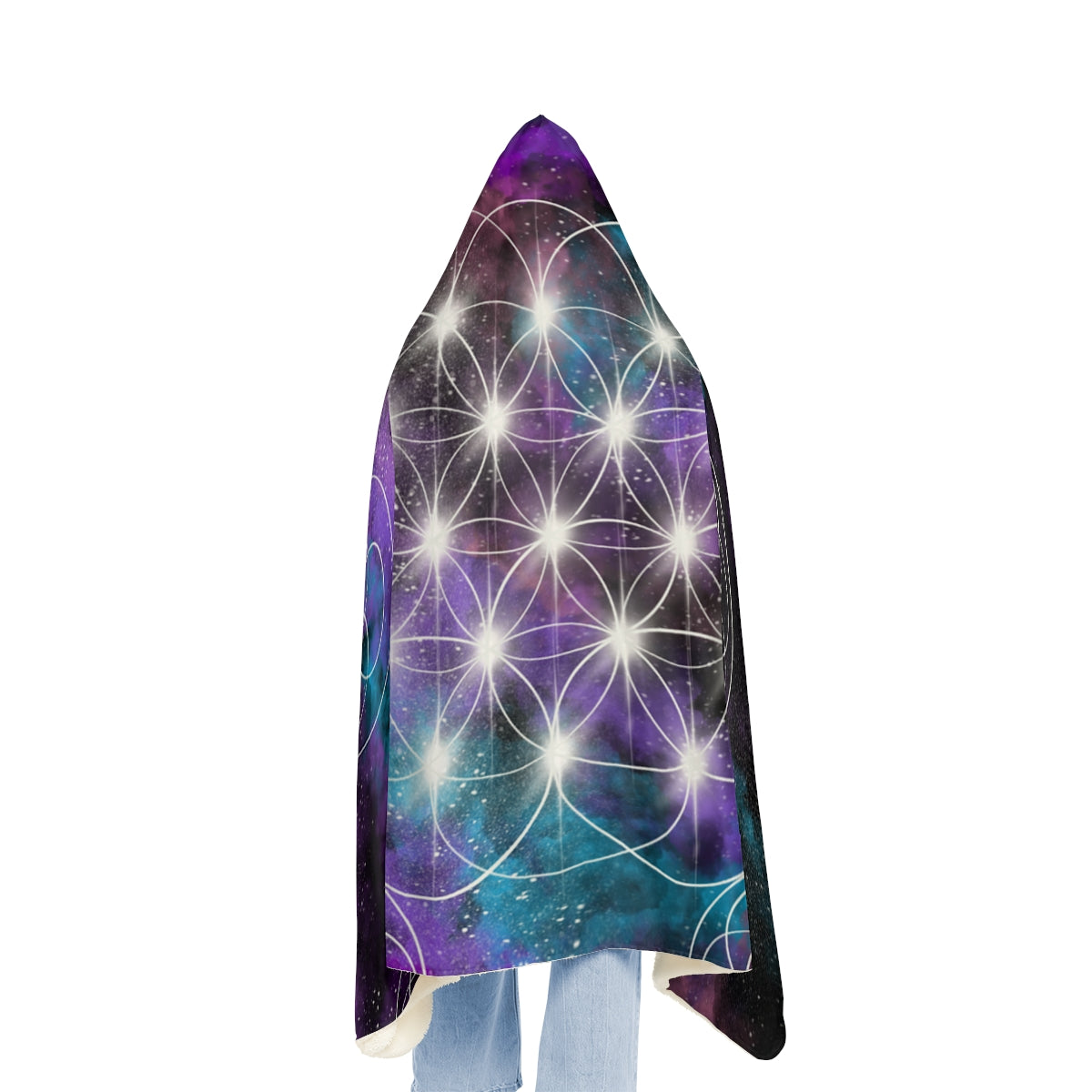Flower of Life Formation Snuggle Blanket