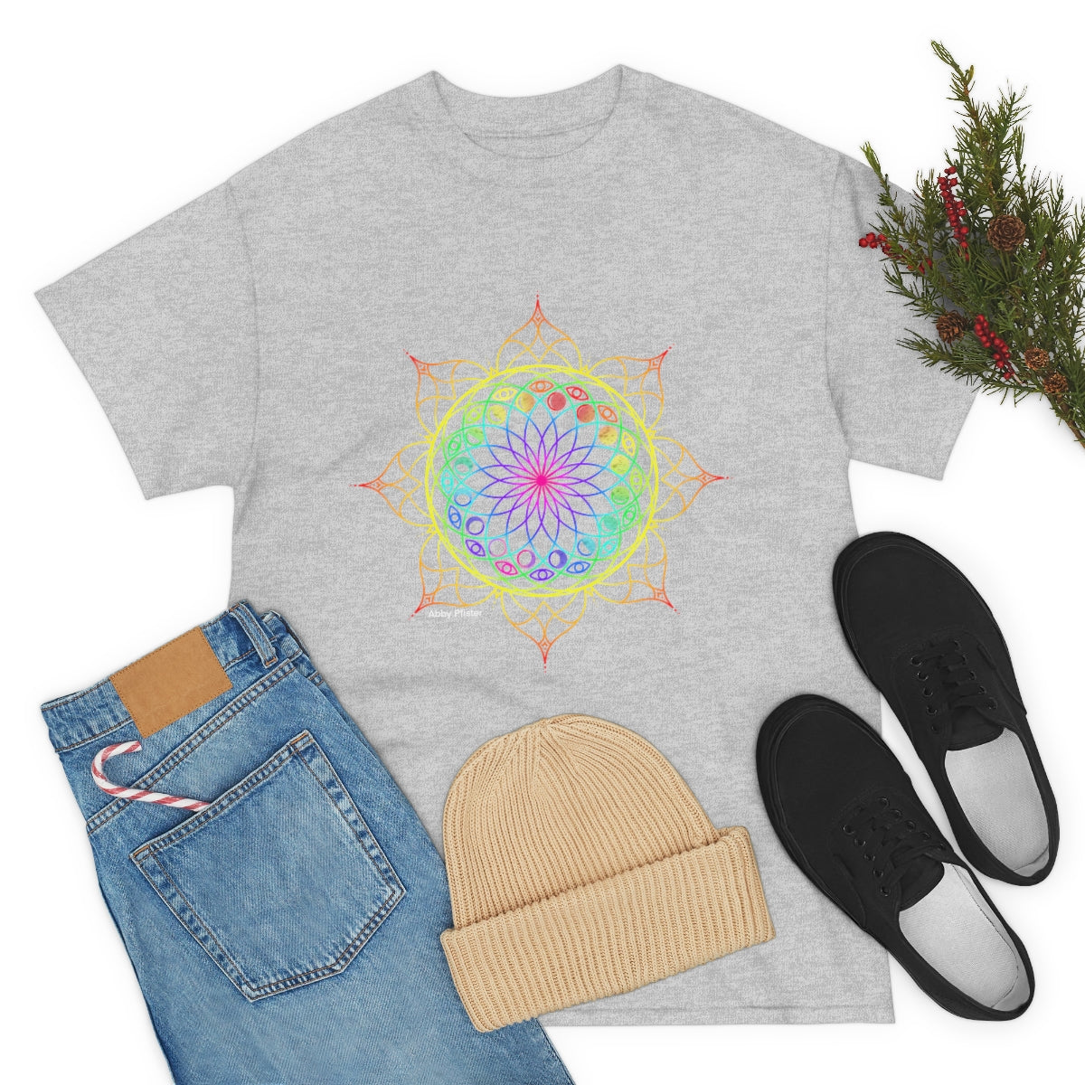 Moon Visions Mandala Cotton Shirt