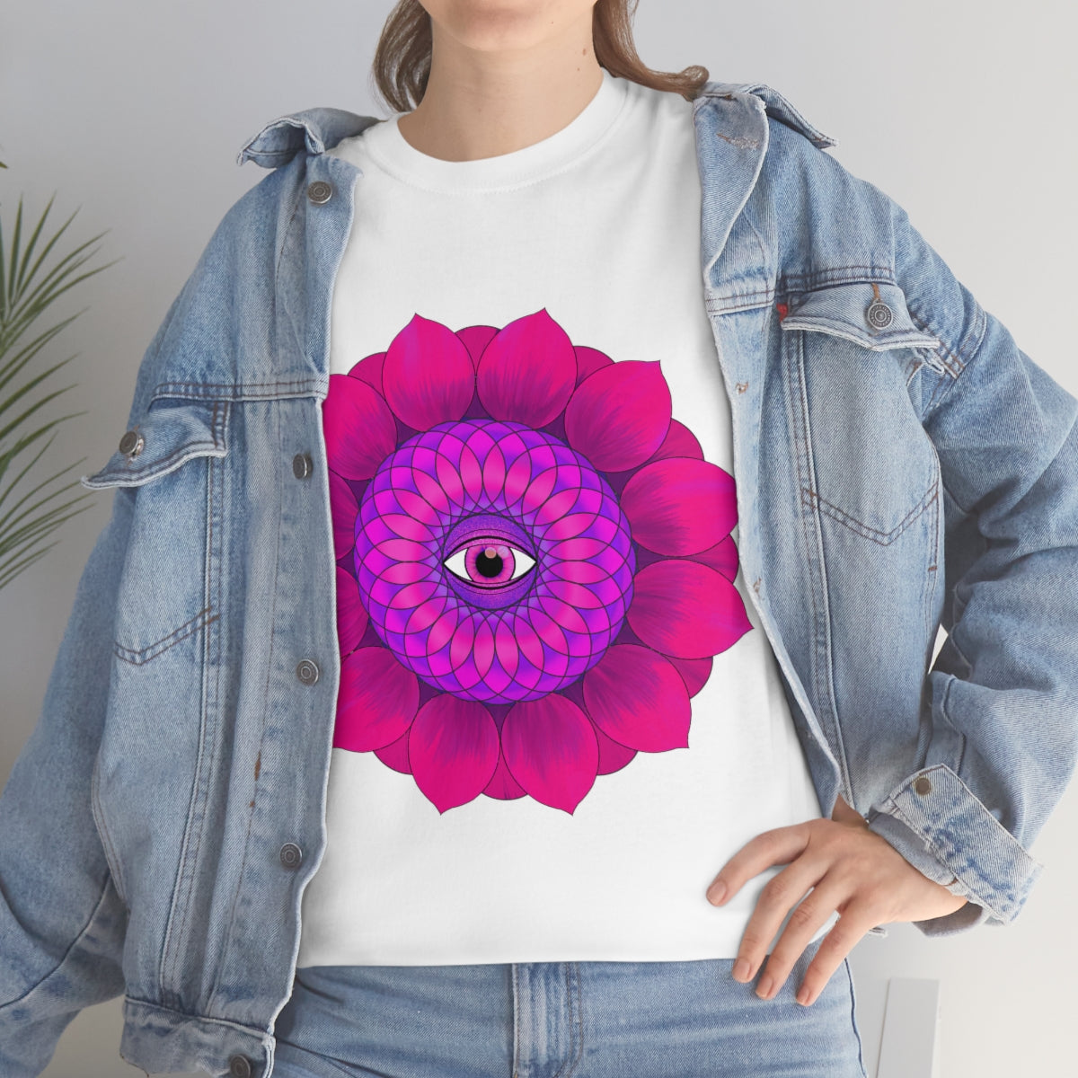 Mystic Pink Flower Cotton Shirt