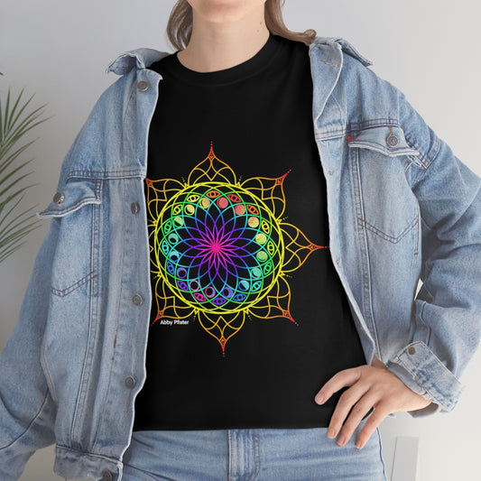 Moon Visions Mandala Cotton Shirt