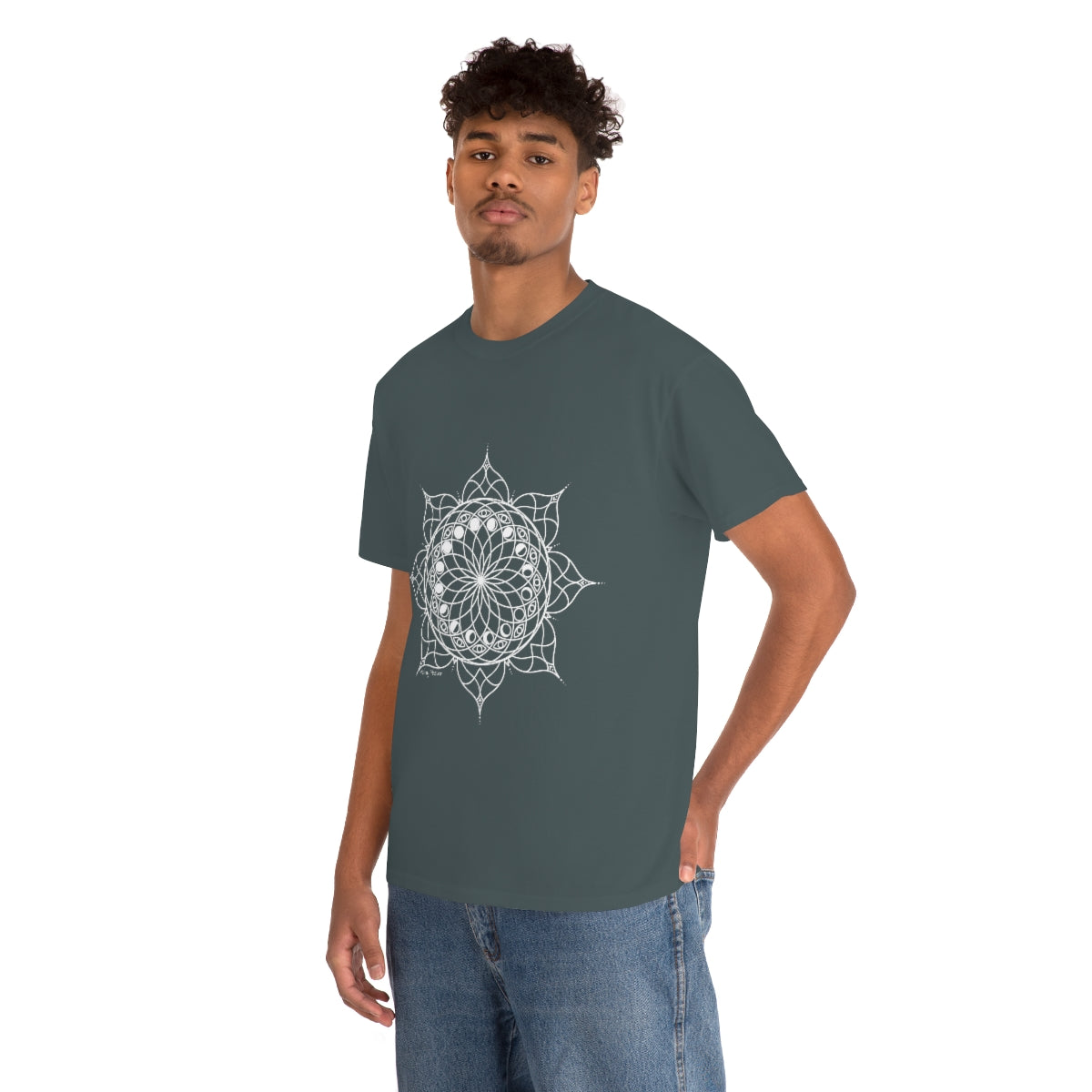 Moon Visions Mandala Cotton Shirt
