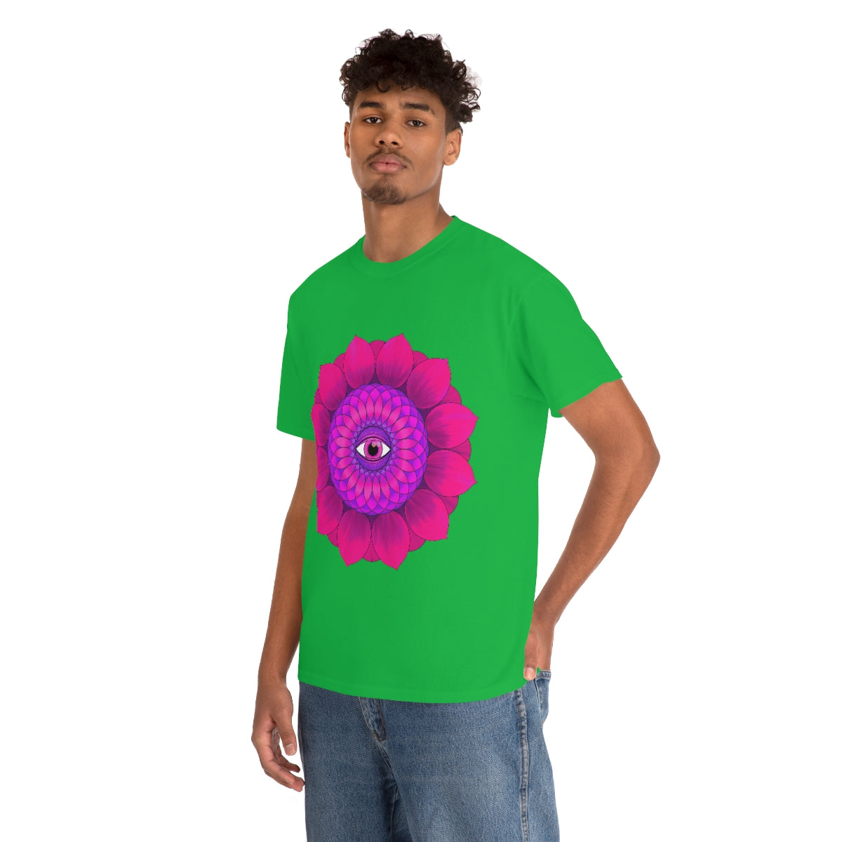 Mystic Pink Flower Cotton Shirt