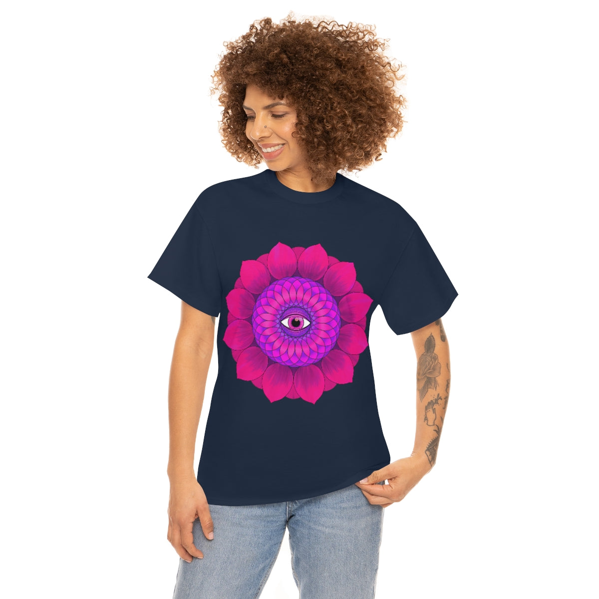 Mystic Pink Flower Cotton Shirt