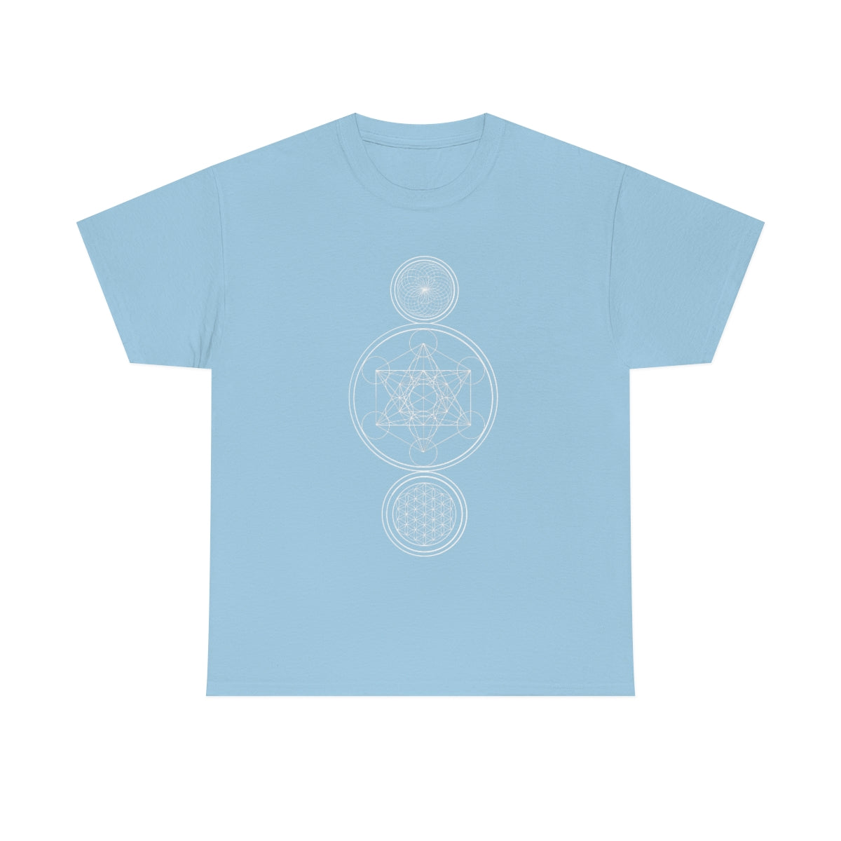 Sacred Geometry Black Cotton Shirt