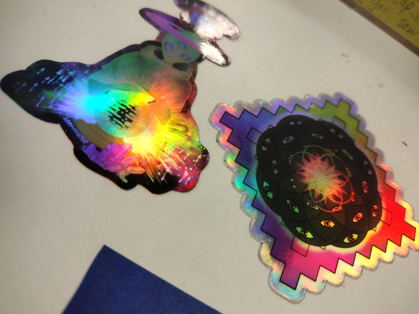 Ascended Alien Holographic Sticker