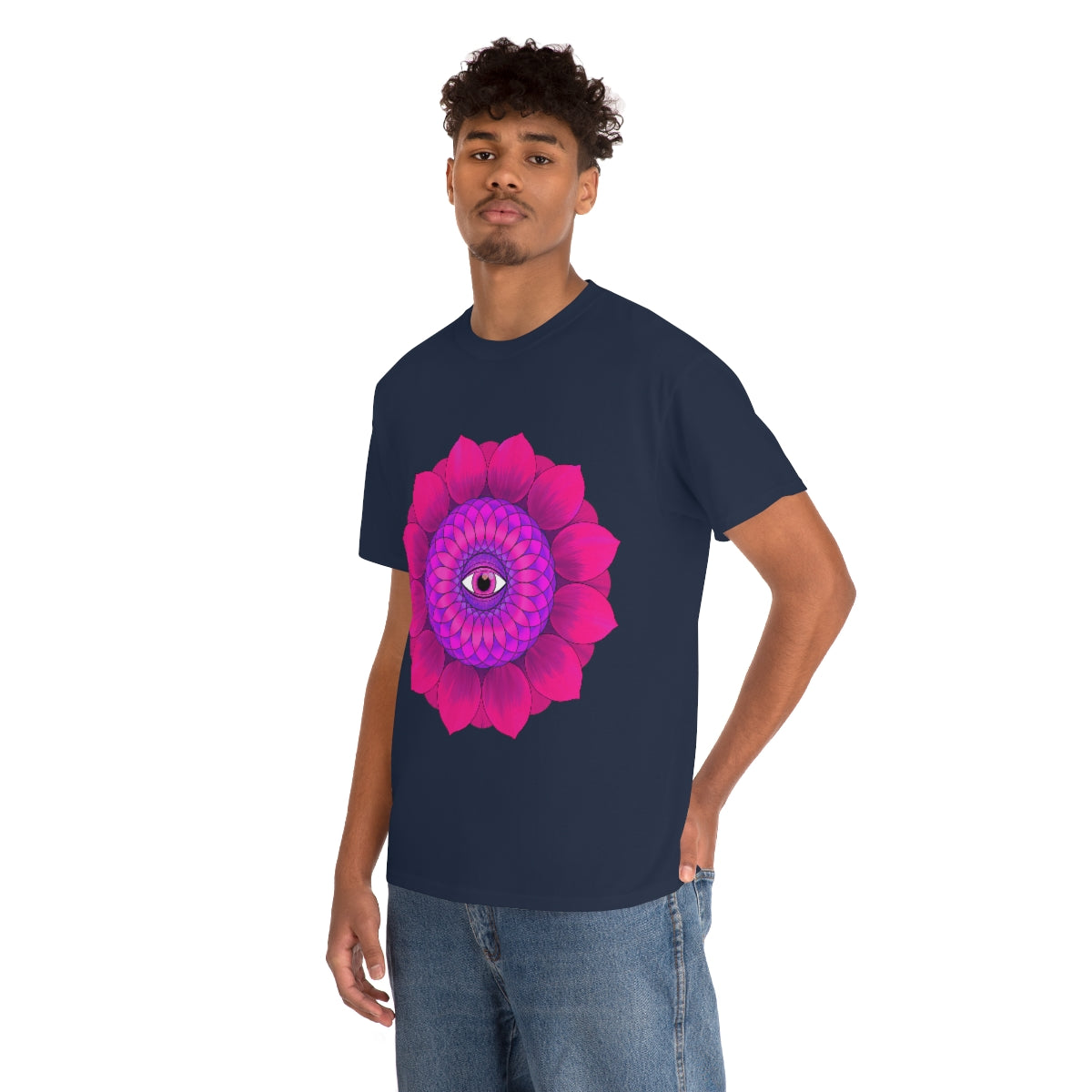 Mystic Pink Flower Cotton Shirt
