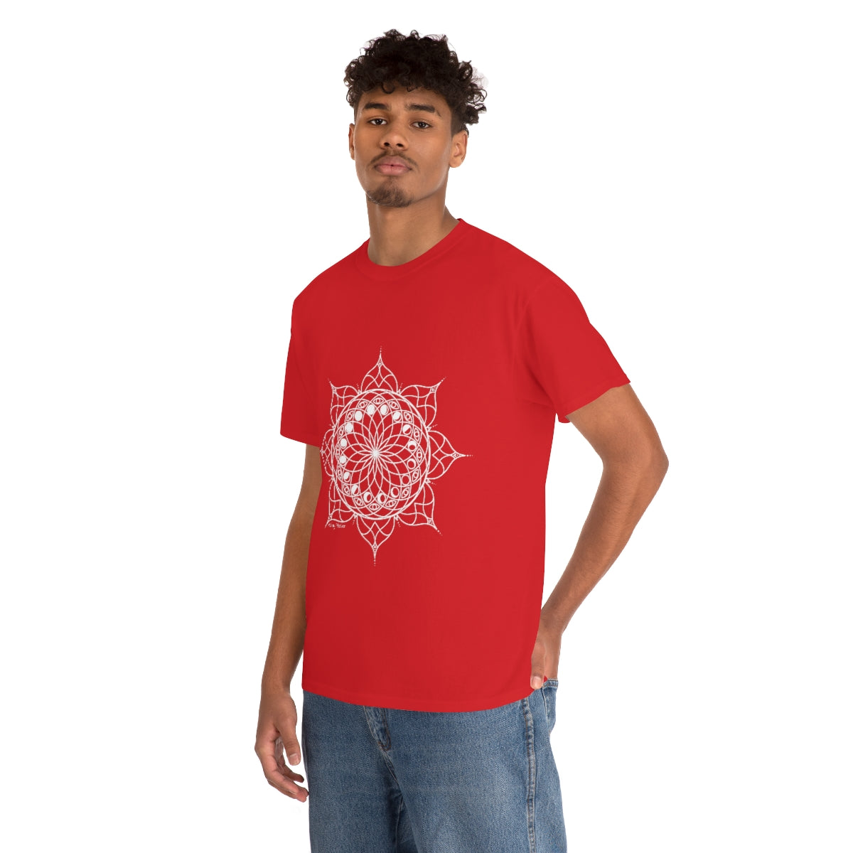 Moon Visions Mandala Cotton Shirt