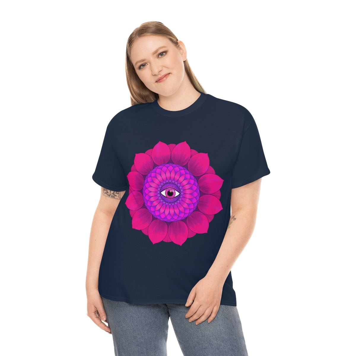 Mystic Pink Flower Cotton Shirt
