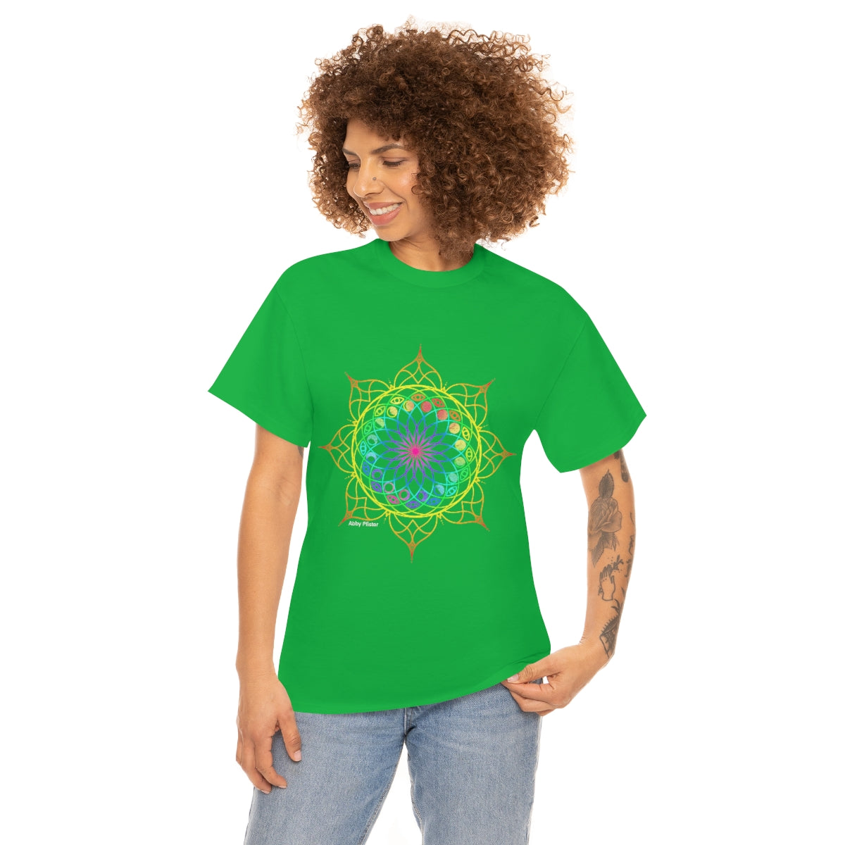 Moon Visions Mandala Cotton Shirt