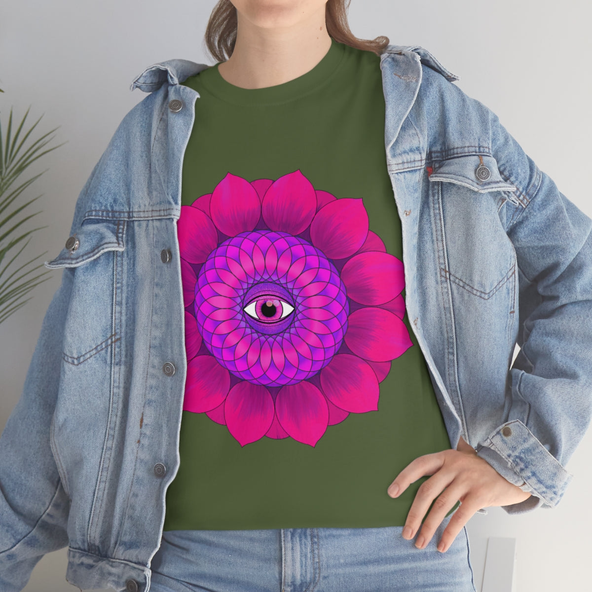 Mystic Pink Flower Cotton Shirt