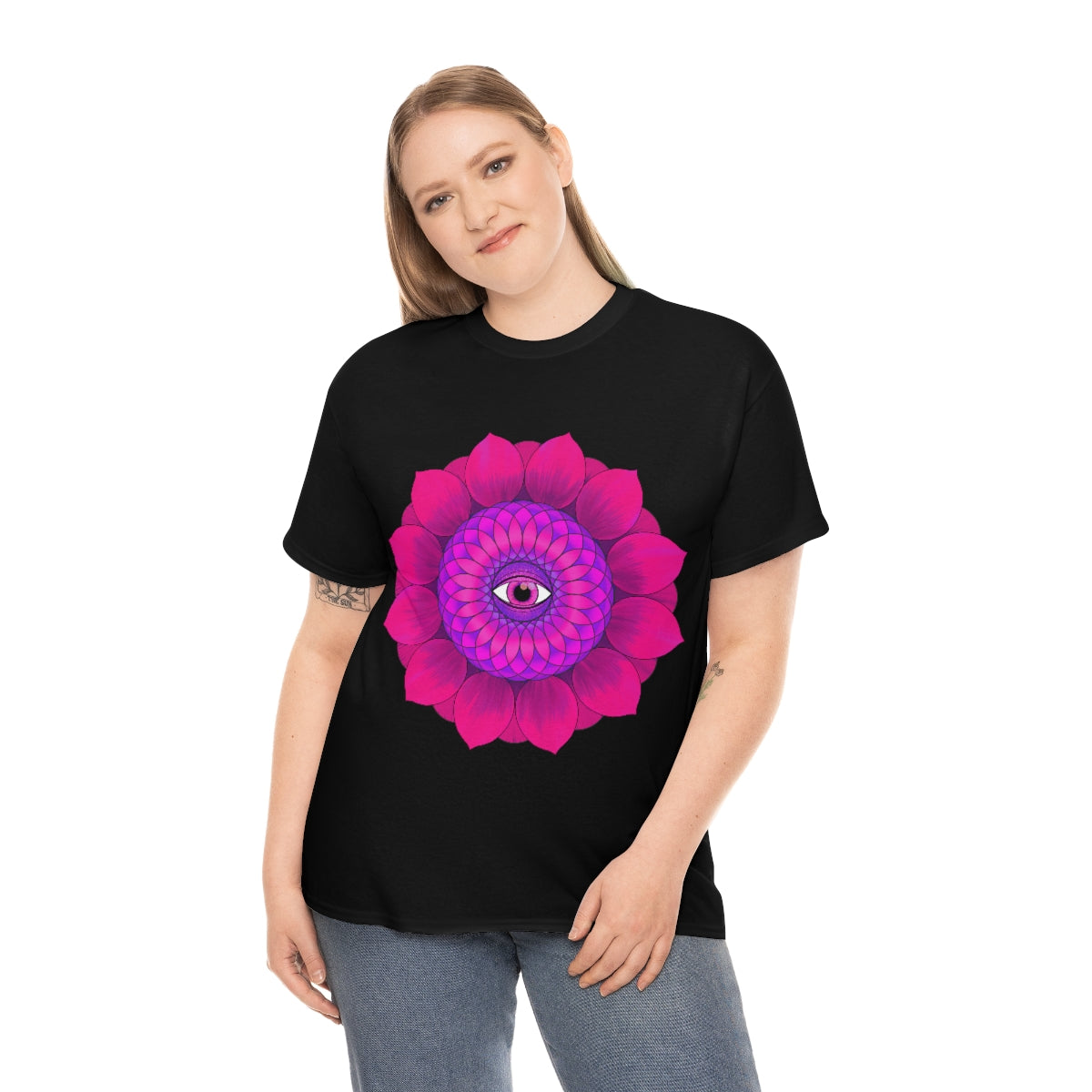 Mystic Pink Flower Cotton Shirt