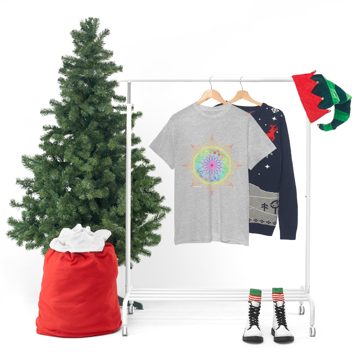 Moon Visions Mandala Cotton Shirt