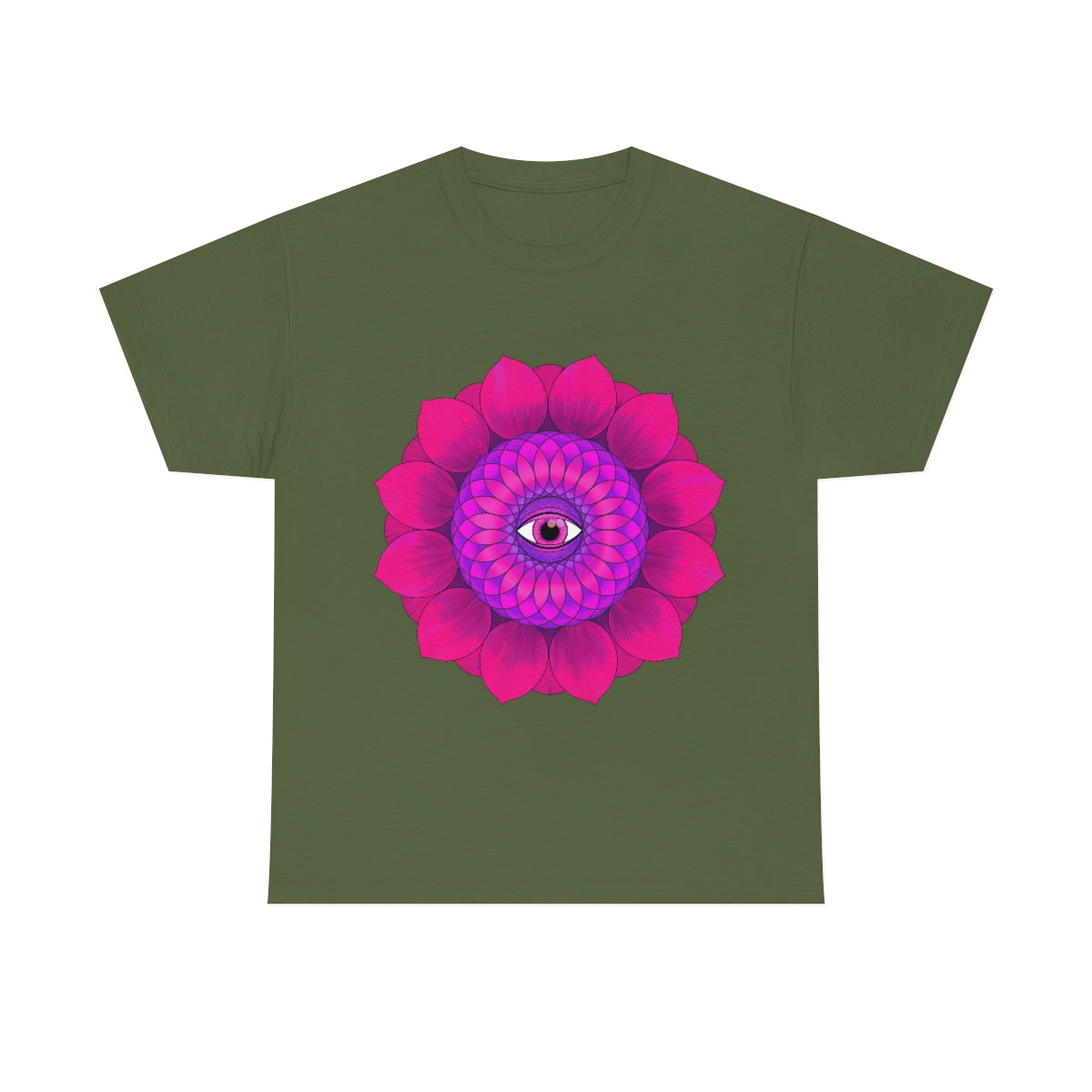 Mystic Pink Flower Cotton Shirt