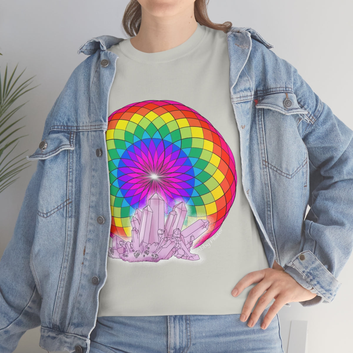 Crystal Mandala Cotton Shirt