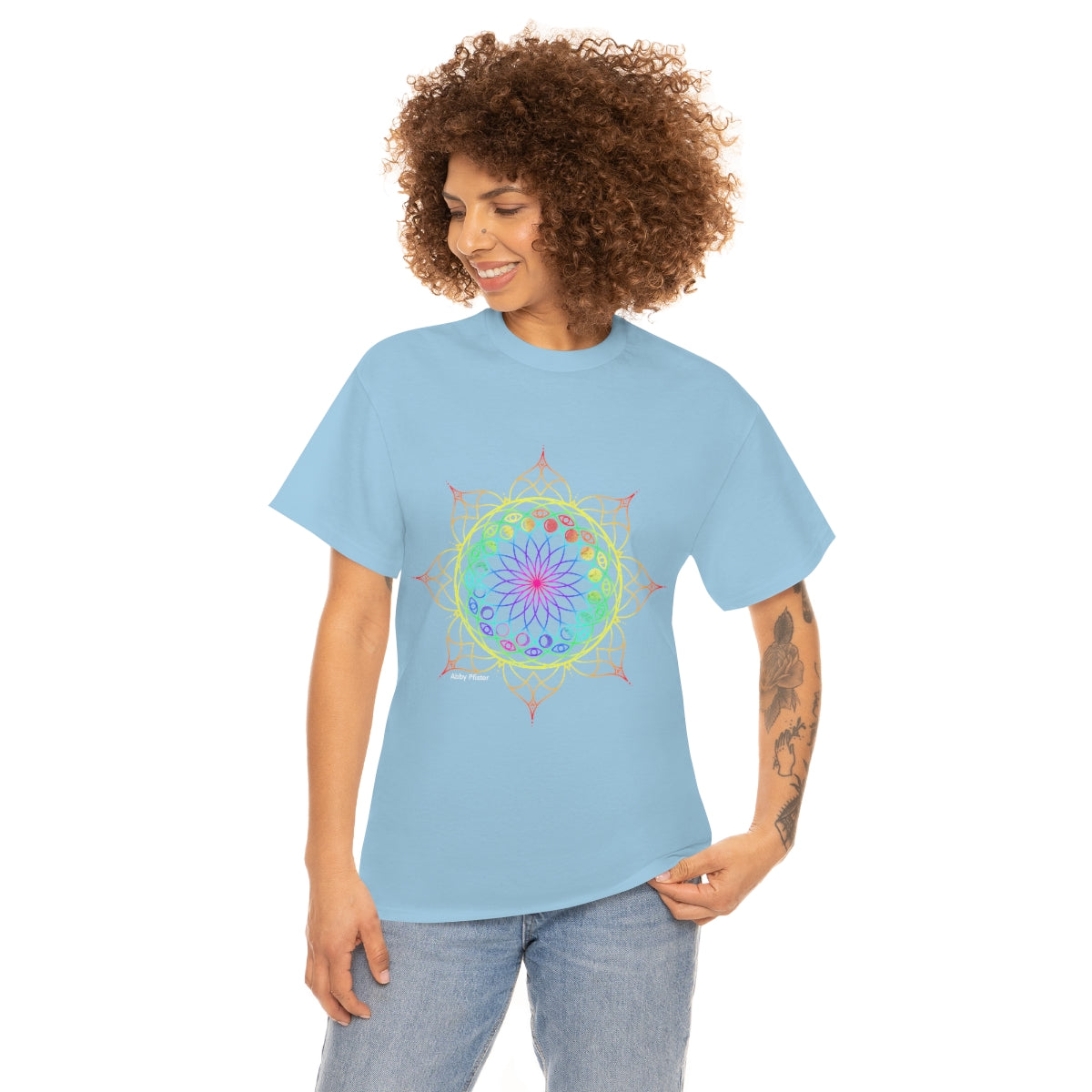 Moon Visions Mandala Cotton Shirt