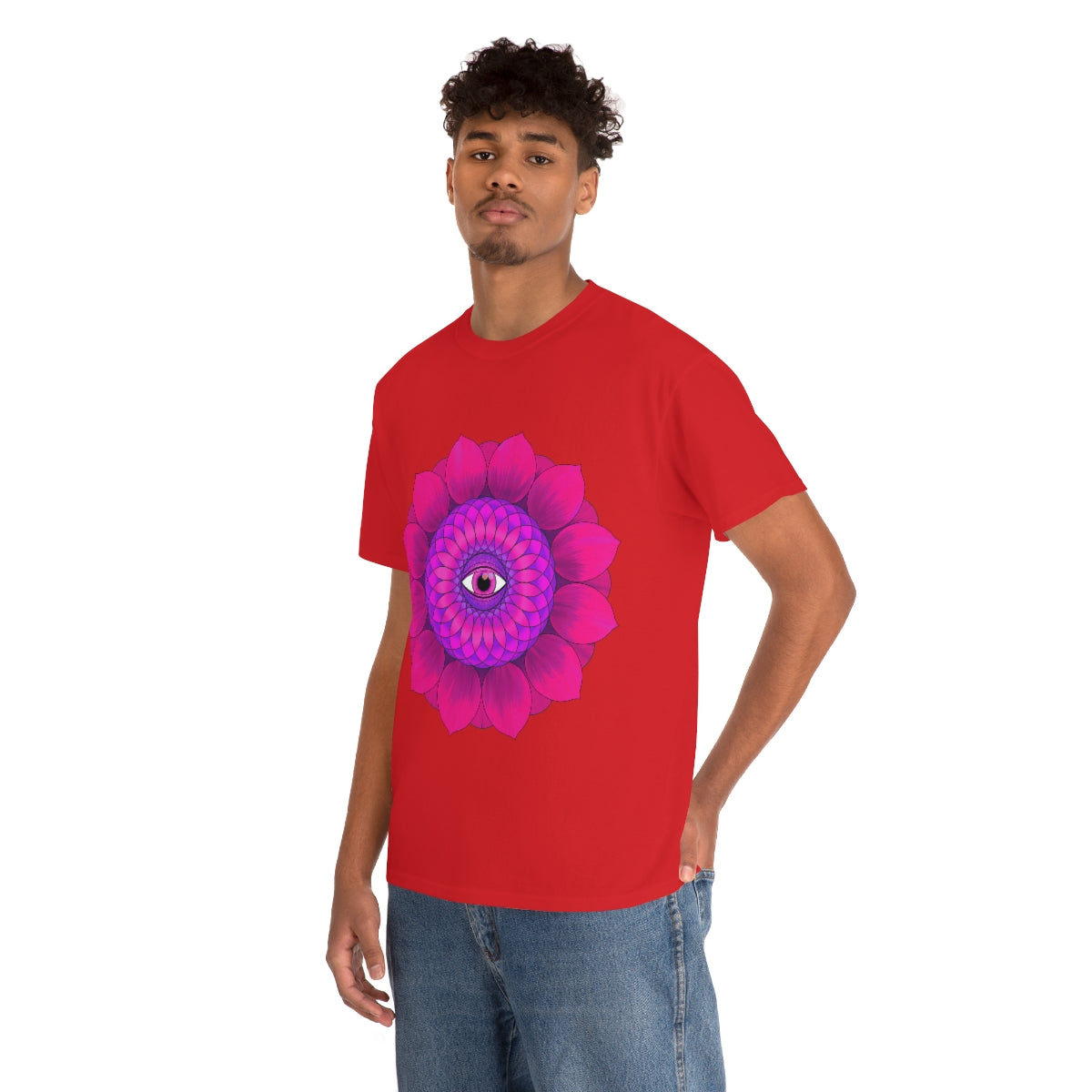 Mystic Pink Flower Cotton Shirt