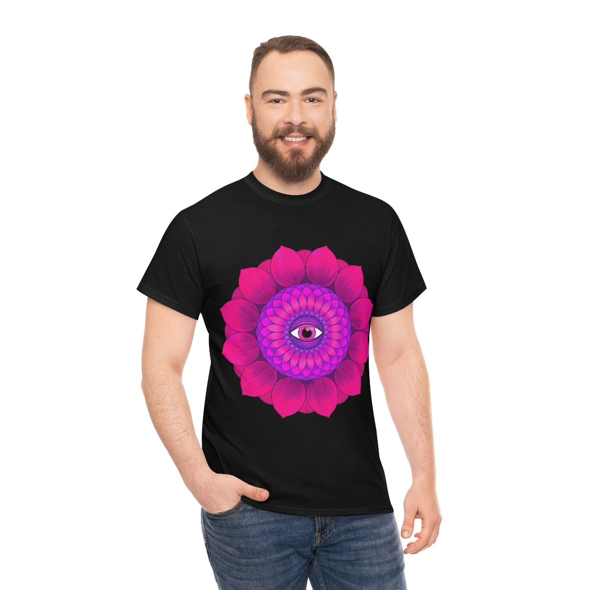 Mystic Pink Flower Cotton Shirt