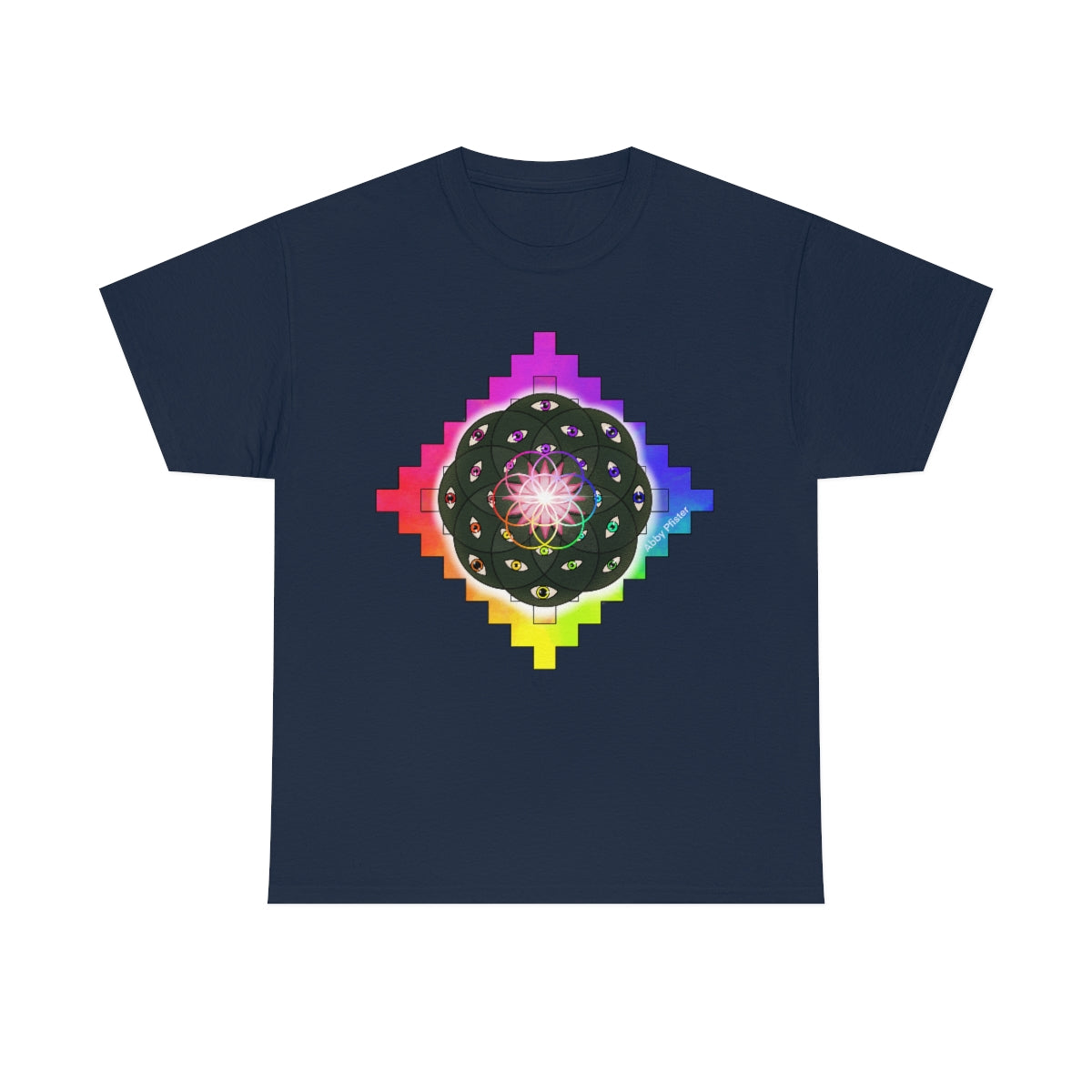 Geometric Cactus Heavy Cotton Tee