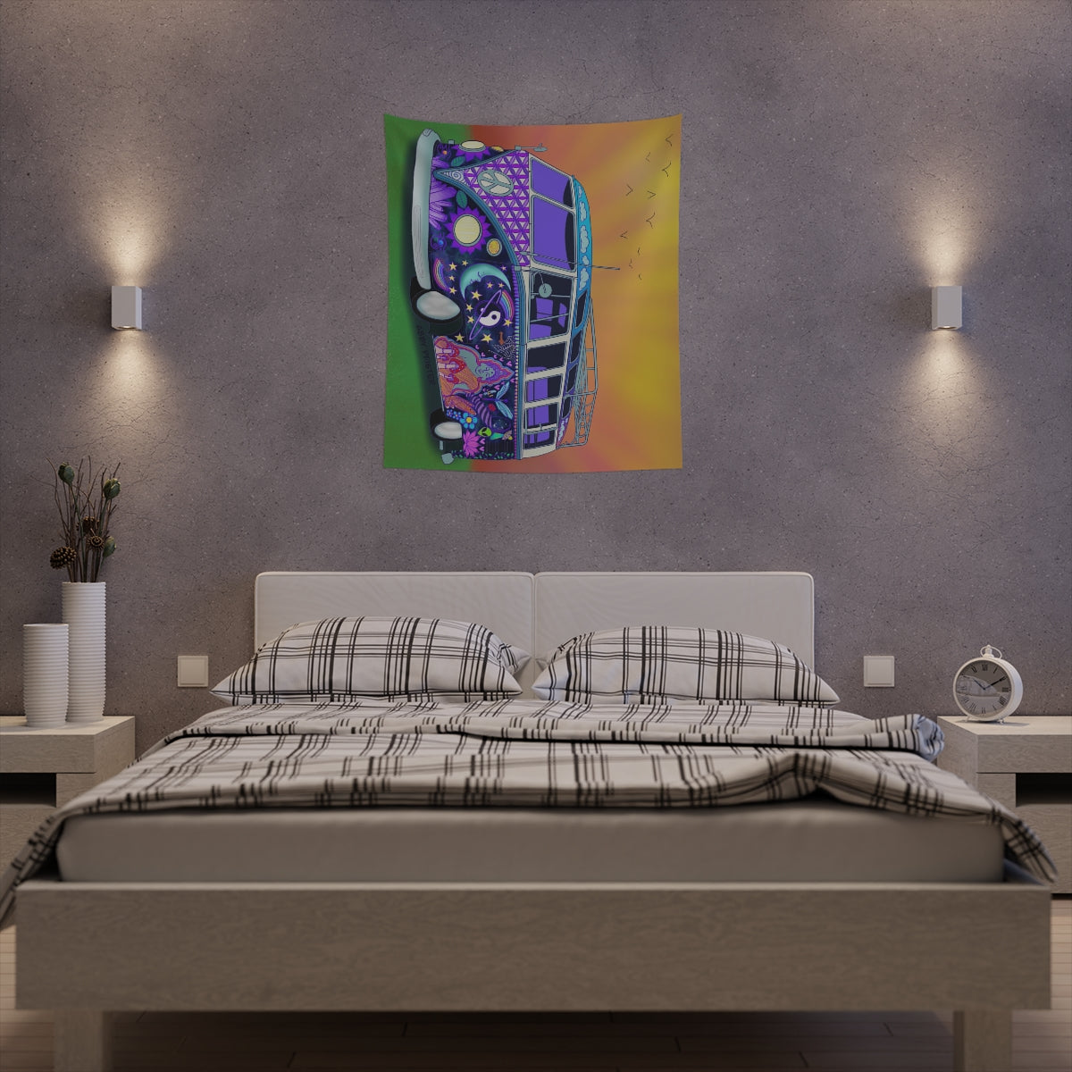 Hippie Van Wall Tapestry