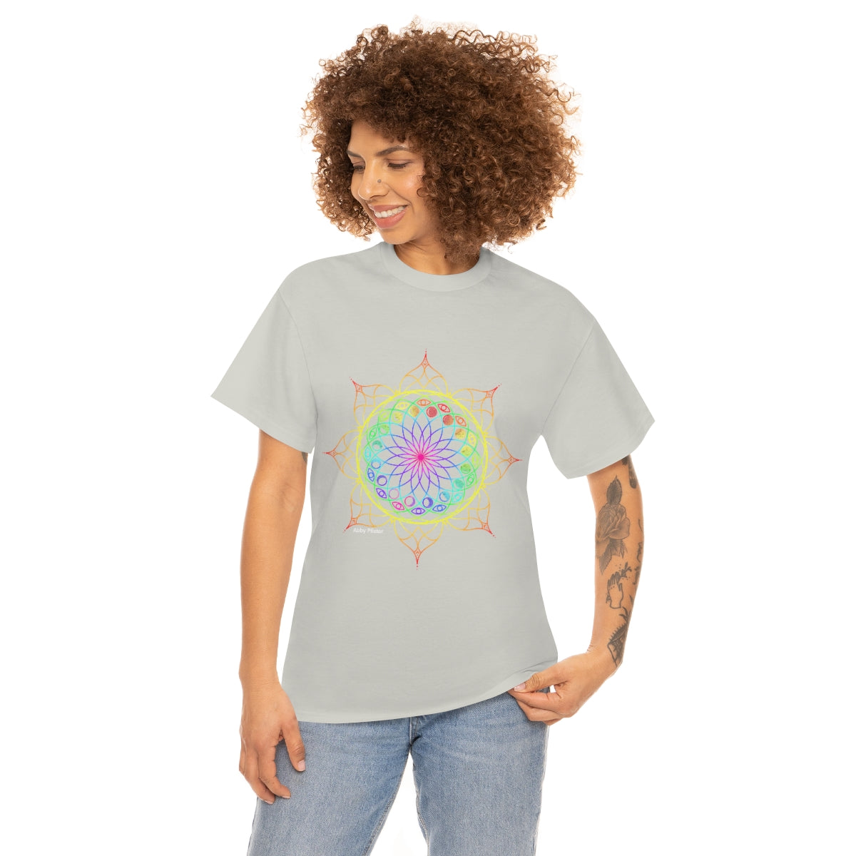 Moon Visions Mandala Cotton Shirt
