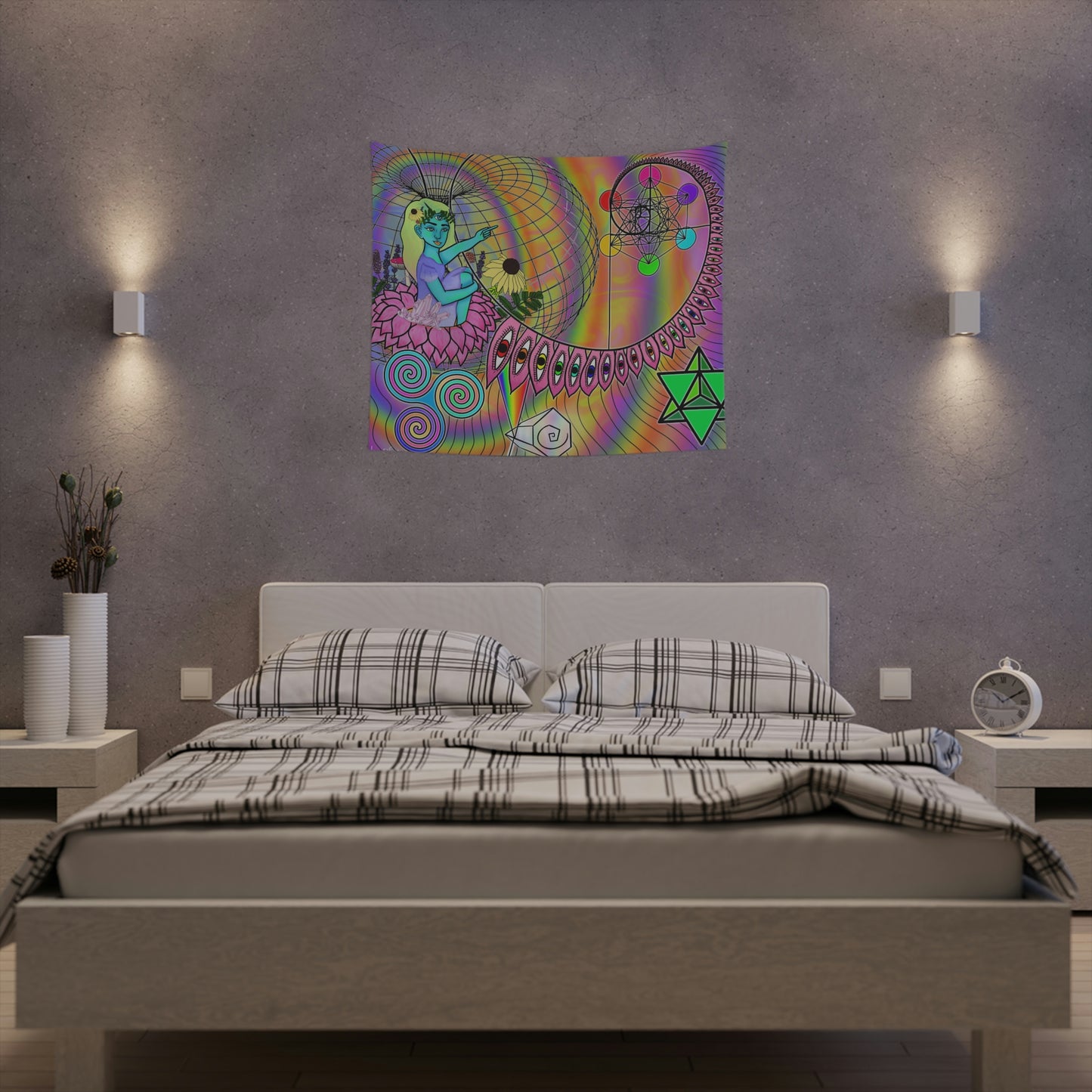 Down The Rabbit Hole Wall Tapestry
