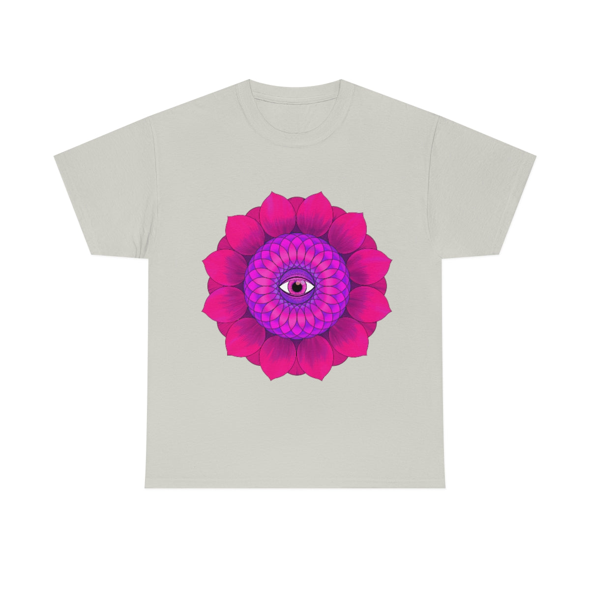 Mystic Pink Flower Cotton Shirt