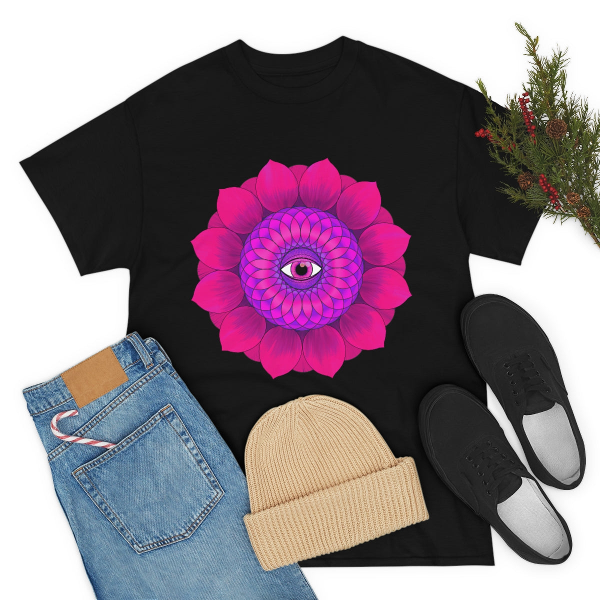 Mystic Pink Flower Cotton Shirt