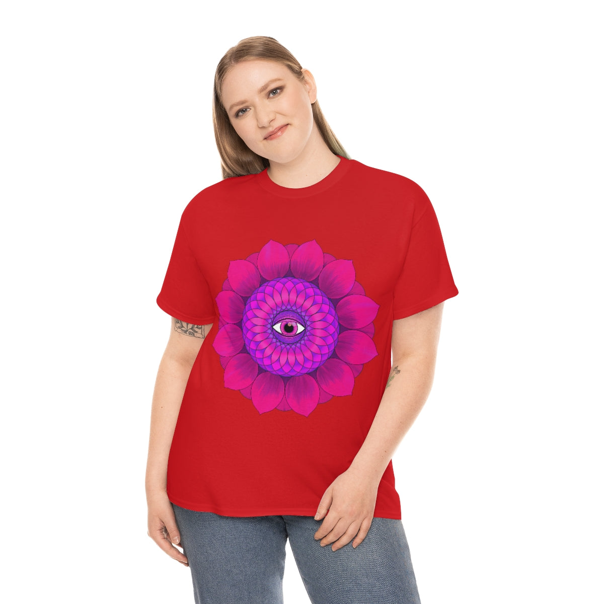 Mystic Pink Flower Cotton Shirt