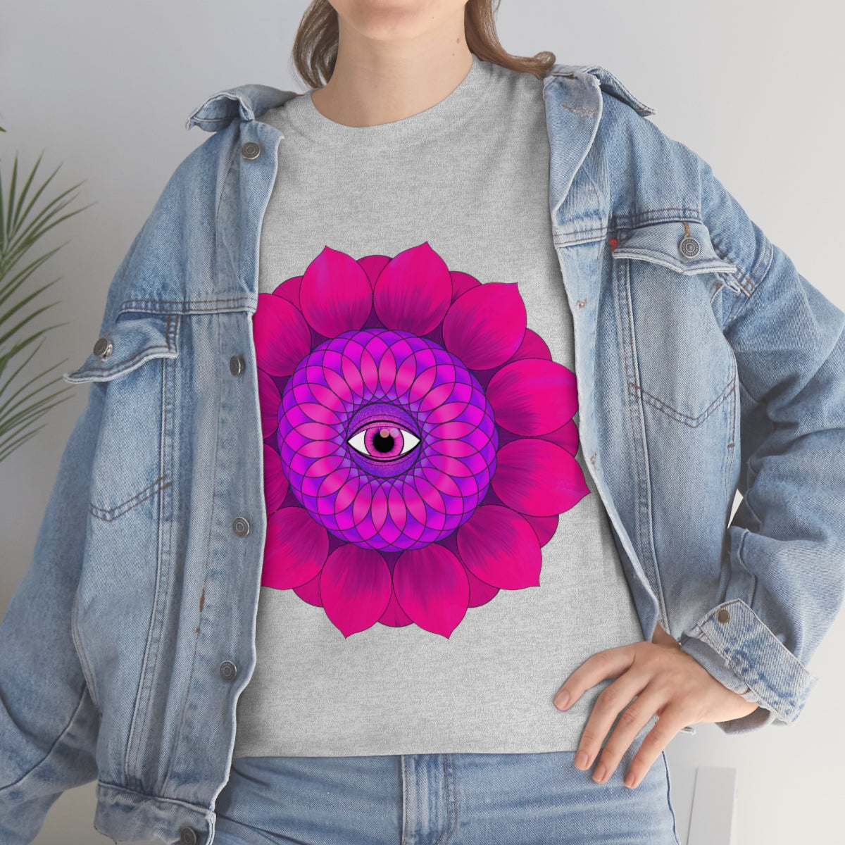 Mystic Pink Flower Cotton Shirt