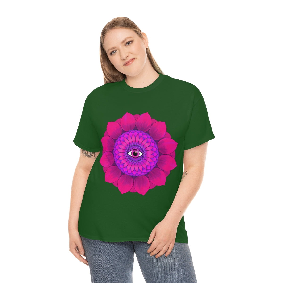 Mystic Pink Flower Cotton Shirt