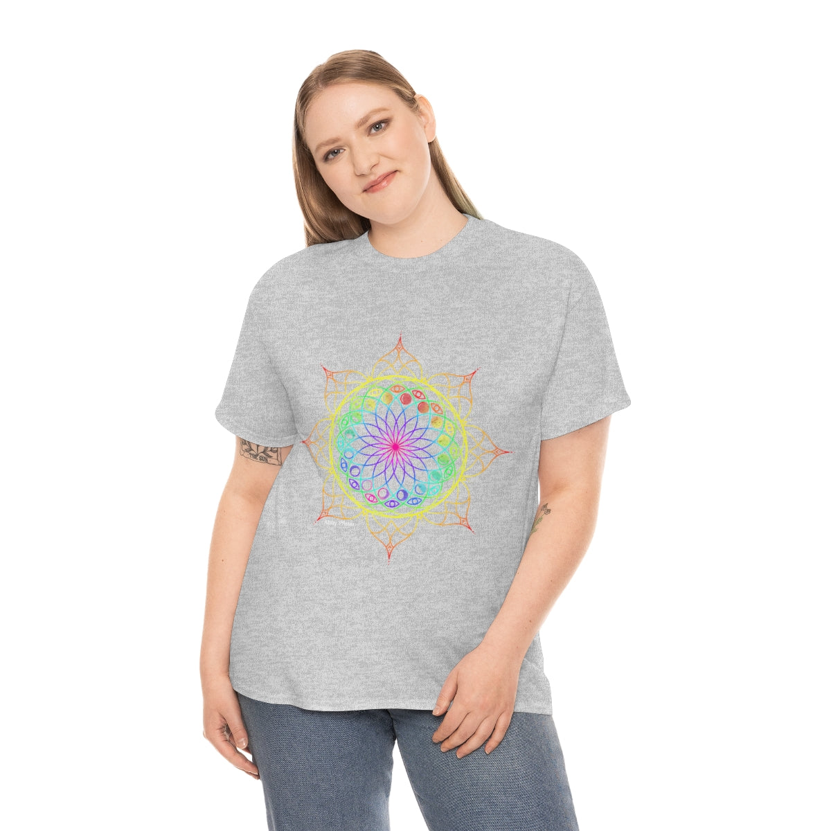 Moon Visions Mandala Cotton Shirt