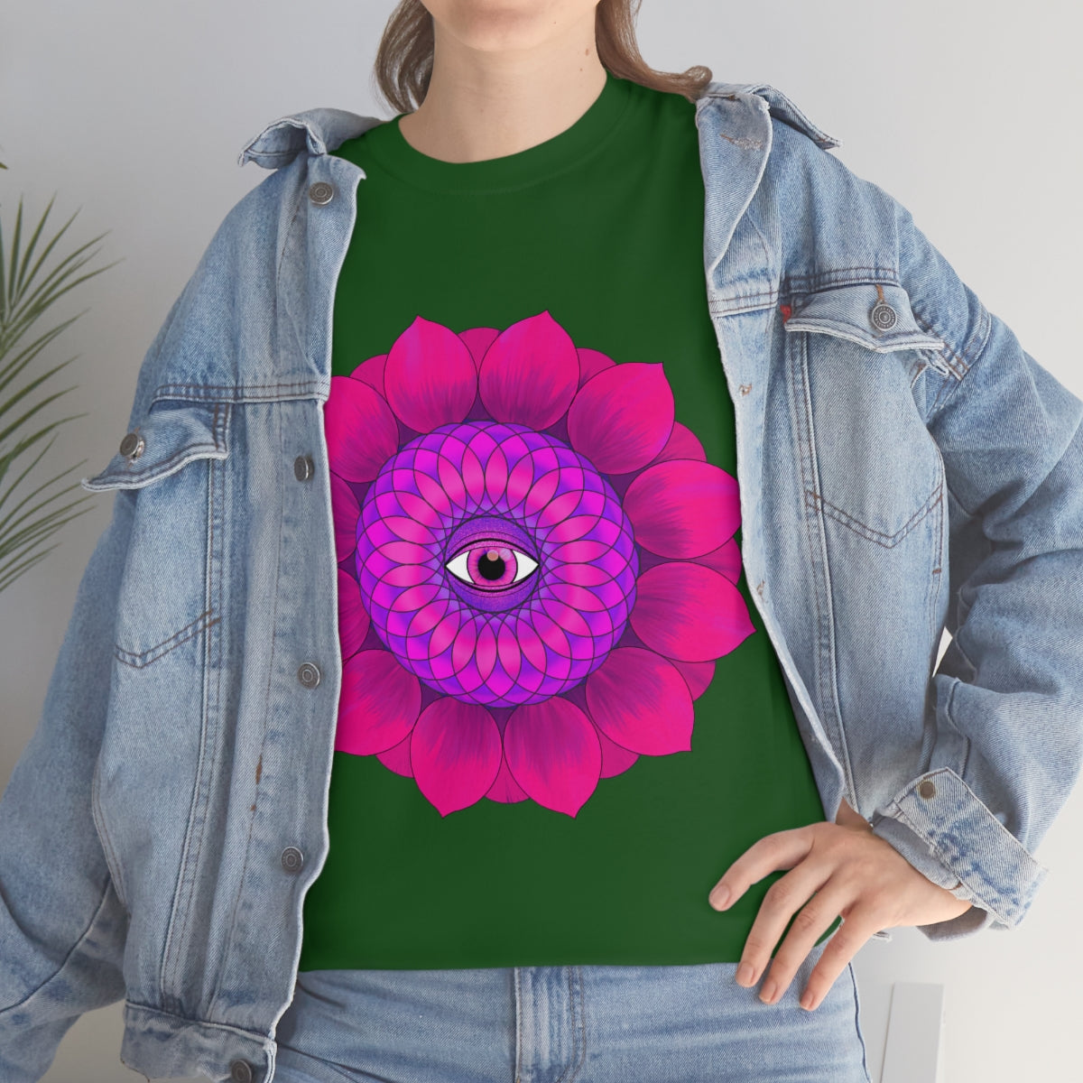 Mystic Pink Flower Cotton Shirt