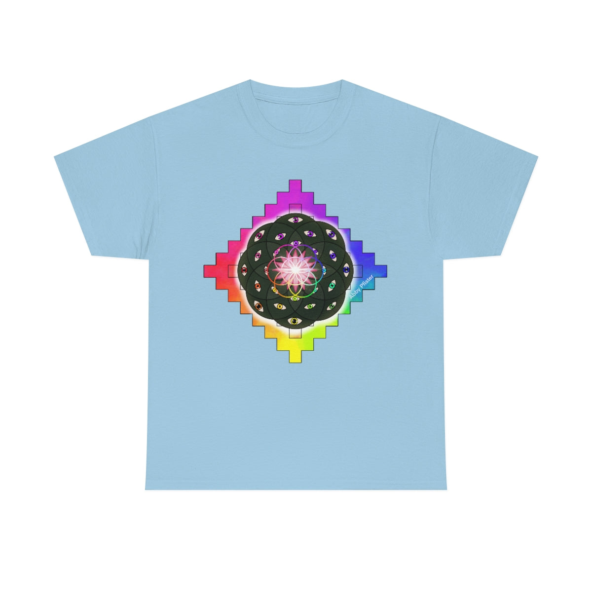Geometric Cactus Heavy Cotton Tee