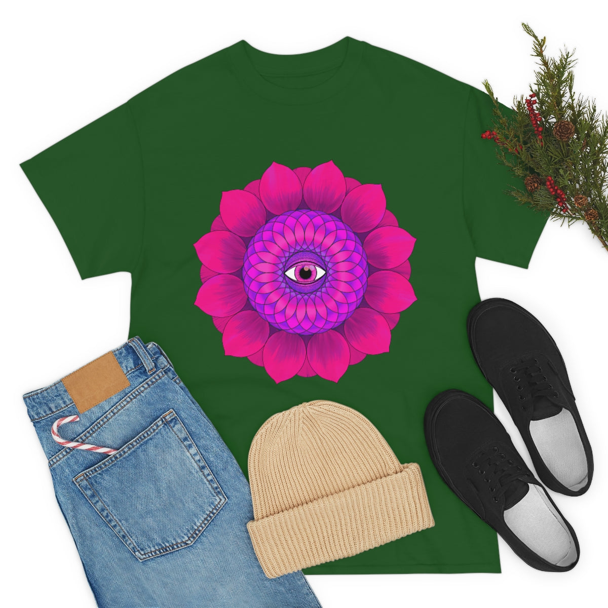 Mystic Pink Flower Cotton Shirt