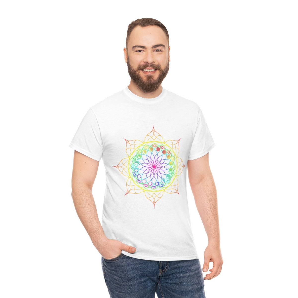 Moon Visions Mandala Cotton Shirt