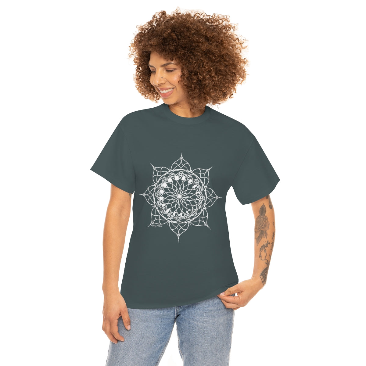 Moon Visions Mandala Cotton Shirt