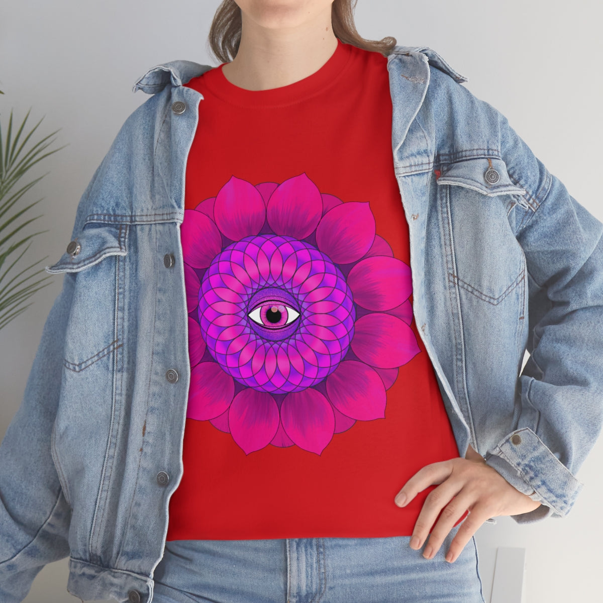 Mystic Pink Flower Cotton Shirt