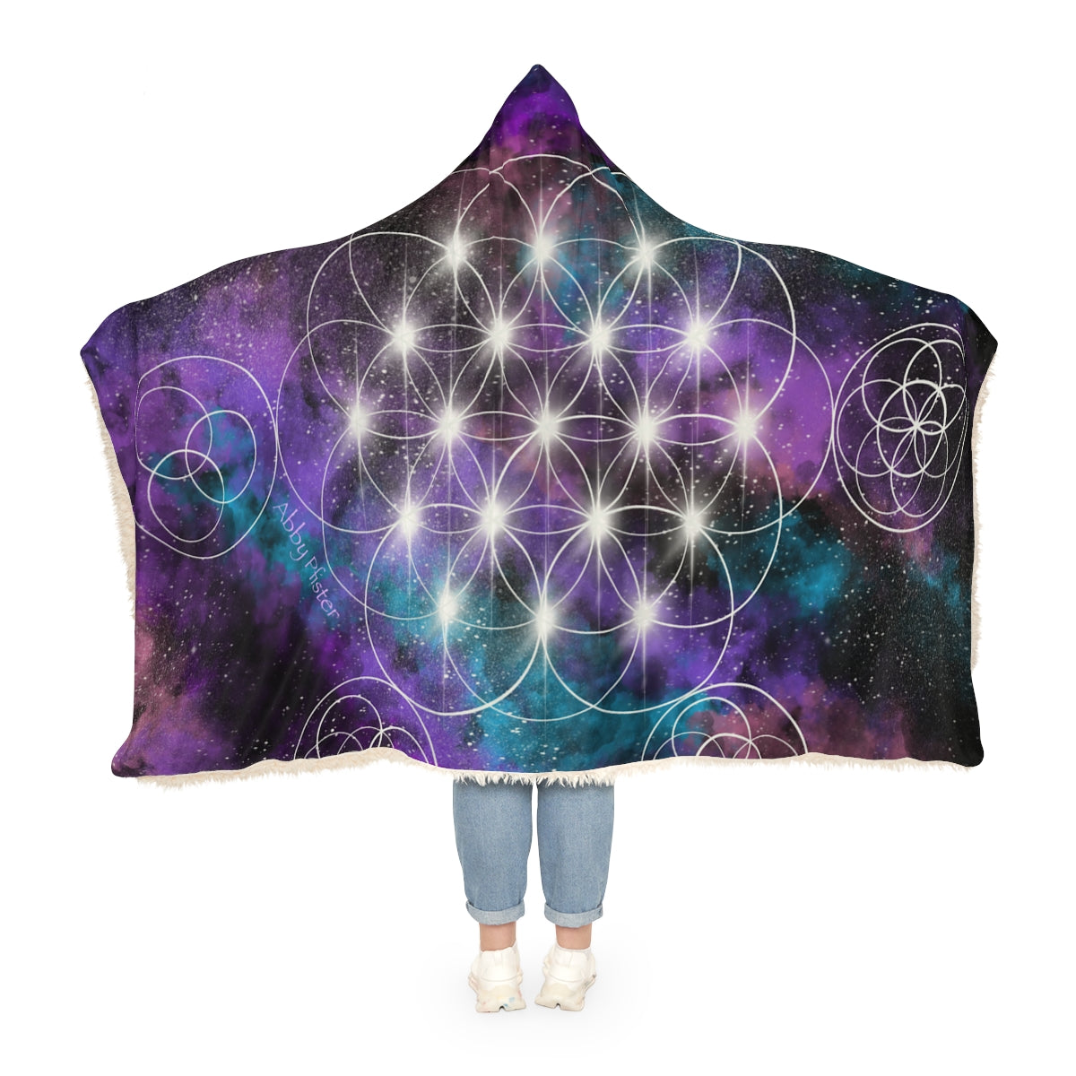 Flower of Life Formation Snuggle Blanket