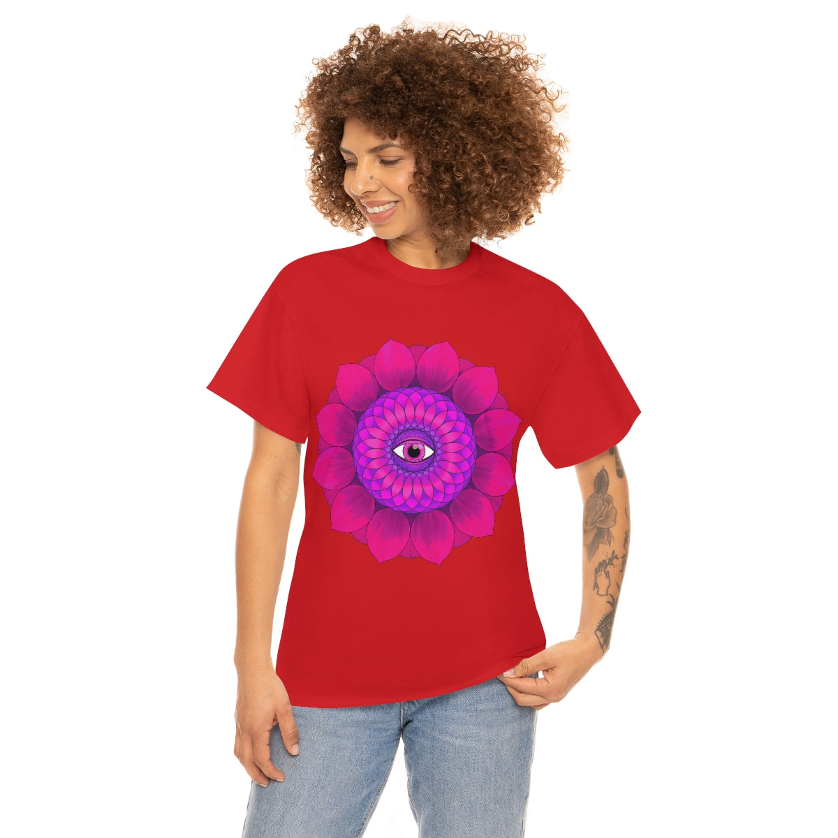 Mystic Pink Flower Cotton Shirt