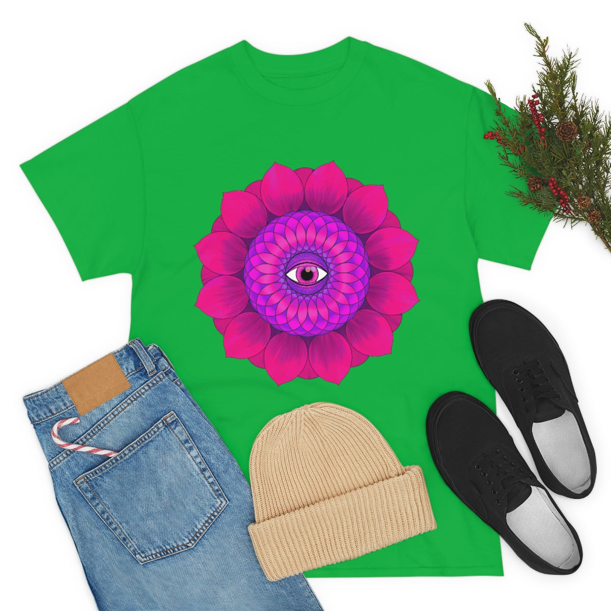 Mystic Pink Flower Cotton Shirt
