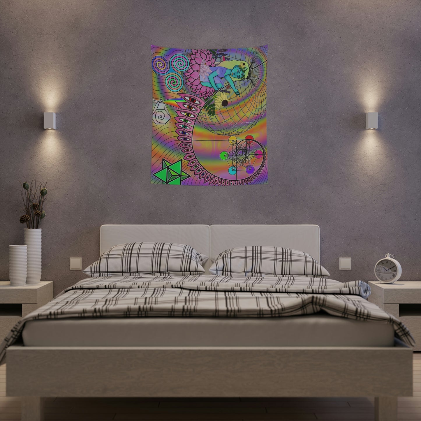 Down The Rabbit Hole Wall Tapestry