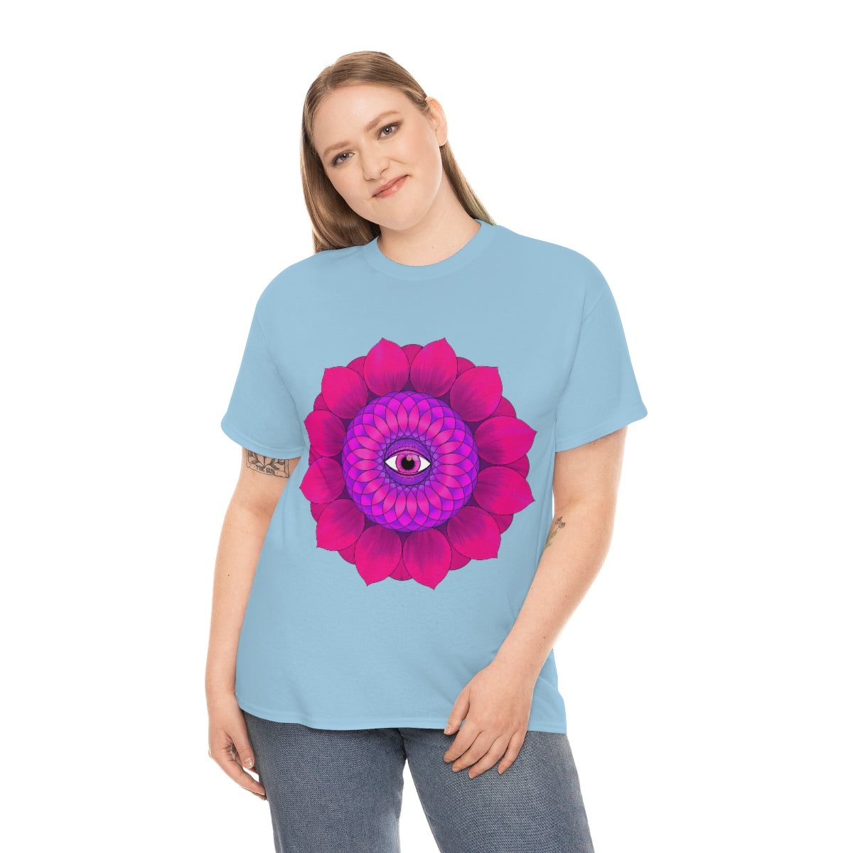 Mystic Pink Flower Cotton Shirt