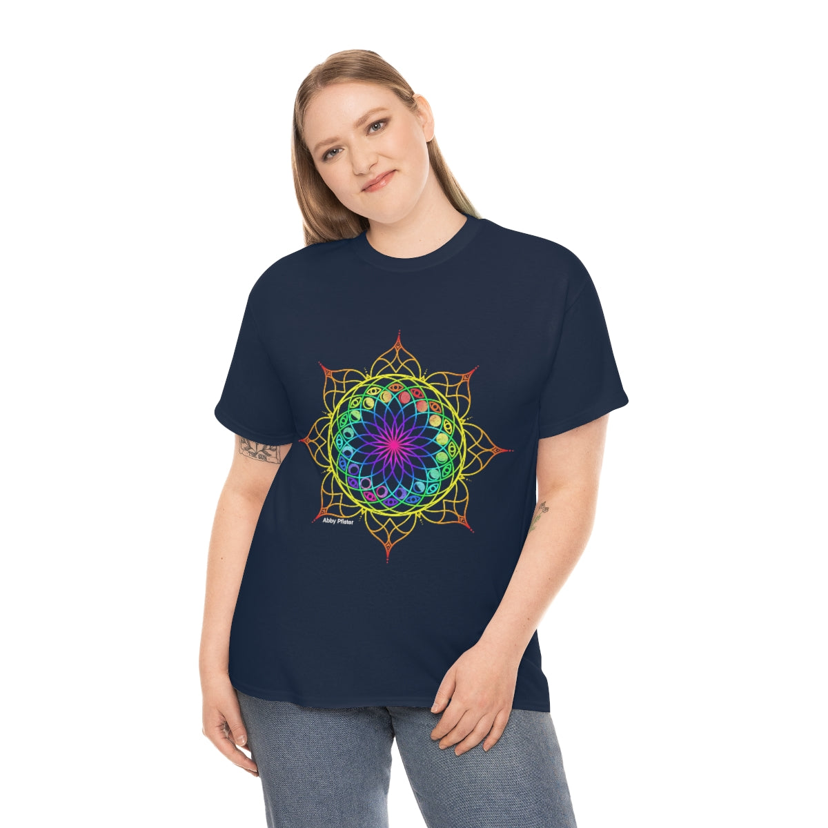 Moon Visions Mandala Cotton Shirt