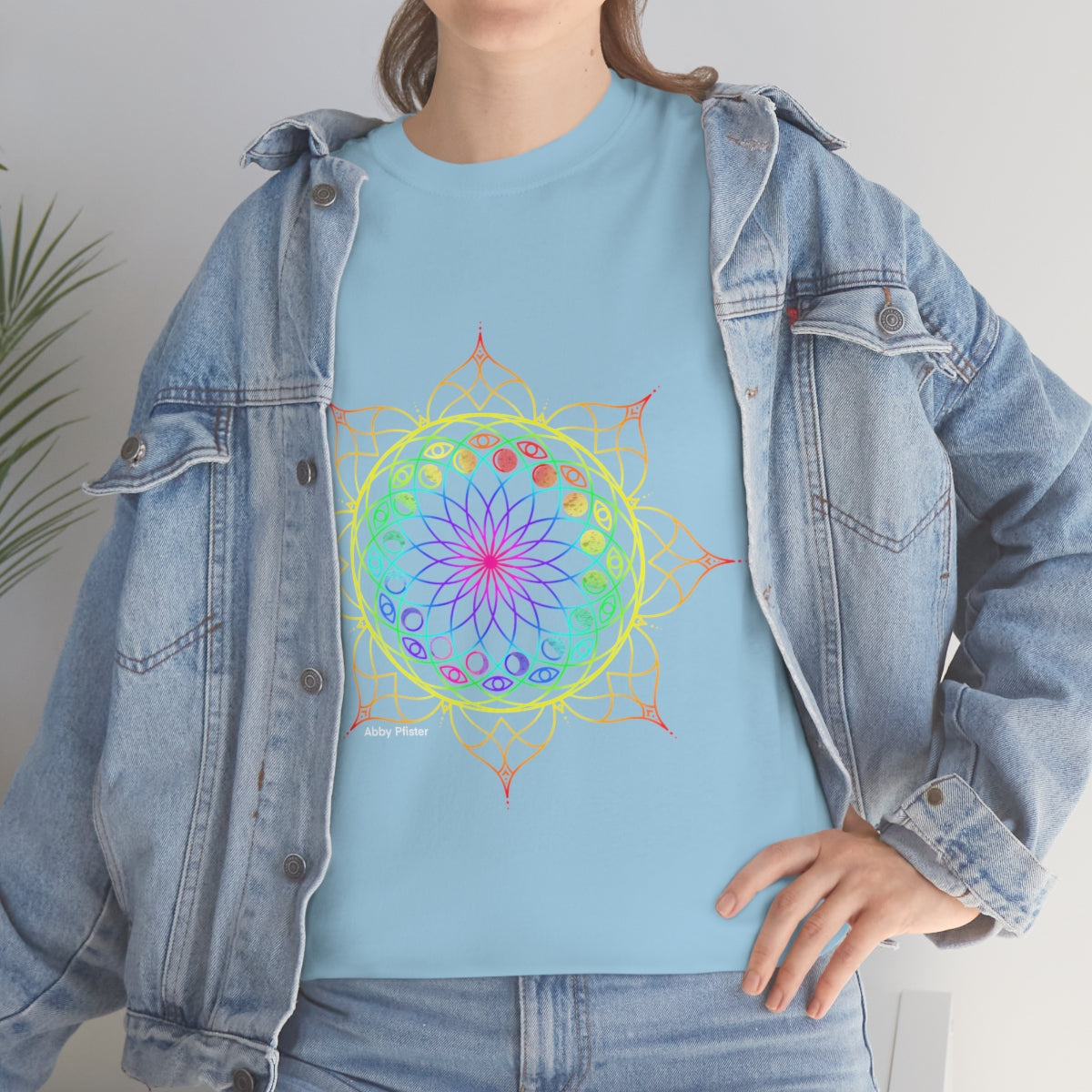 Moon Visions Mandala Cotton Shirt