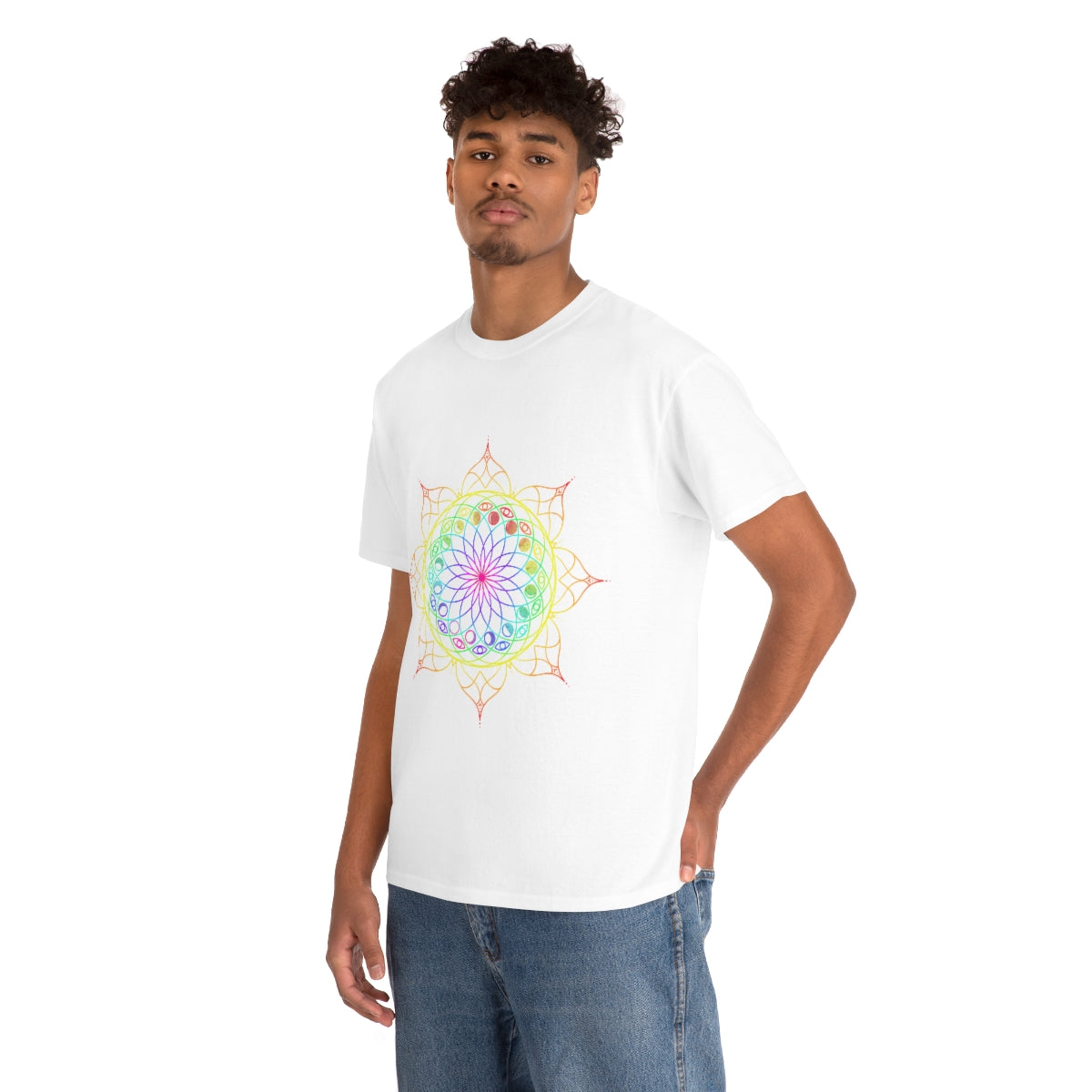 Moon Visions Mandala Cotton Shirt
